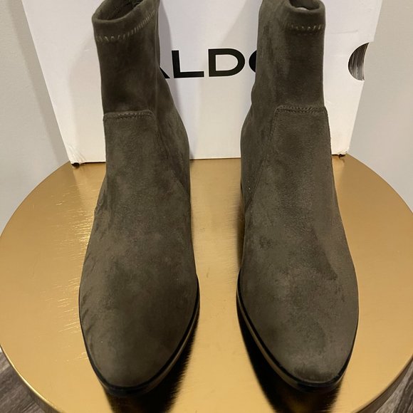 New In Box ALDO Erigori Boots, Olive, Sz 6 - Picture 4 of 4